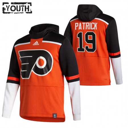 Philadelphia Flyers Nolan Patrick 19 2020-21 Reverse Retro Chandails à capuchon - Enfant